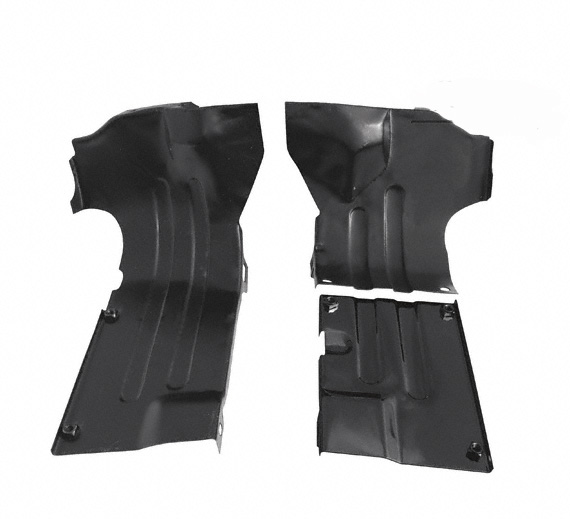 Stelrohrschutzblech, schwarz