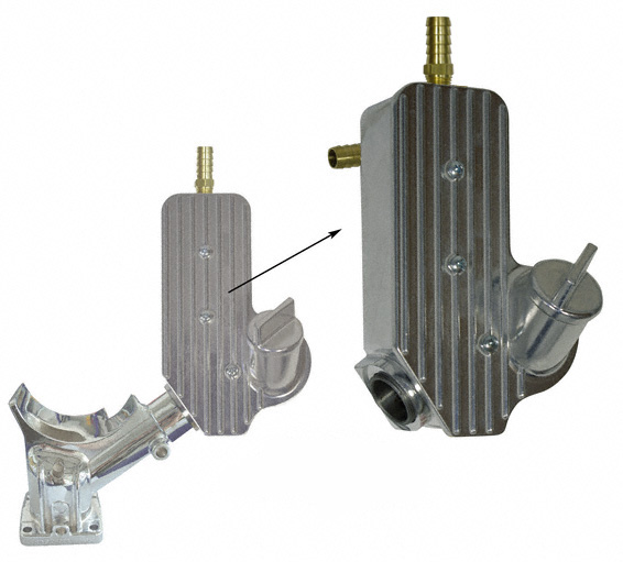 Oil filler breather box