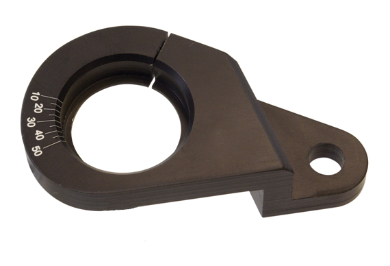 Stroomverdelerklem Alu met Graden Zwart