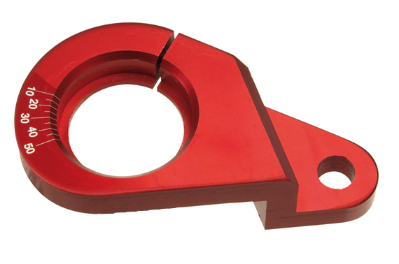 Stroomverdelerklem Alu met Graden Rood