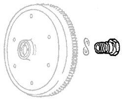 Vliegwielbout, Standaard, kever, 1.2-1.6, 8.60-