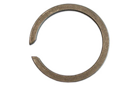 Lock ring for crankshaft wheel gear