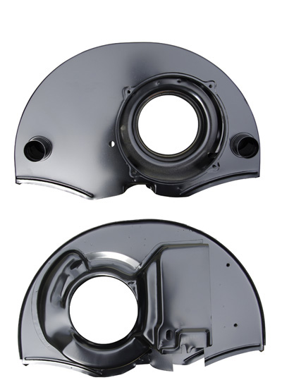 Koelhuis "Ovaal 30 PS", zwart, met kachelaansl.