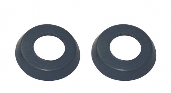 Raamslinger/Deurgreep rozet grijs 8.55-7.67