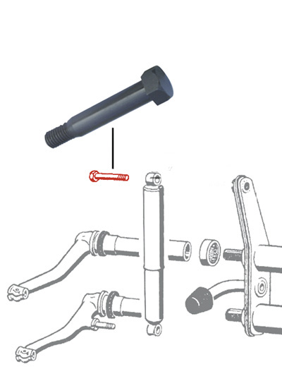 Schokbreker bout, voor, boven, -7.62