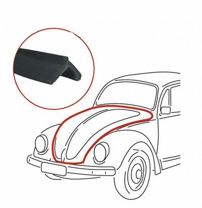 Kofferklep rubber 4.61- (Top-quality)