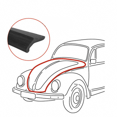 Kofferklep rubber 4.61-