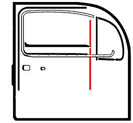 Trfensterfhrung Dreiecksfenster -7.64, satz