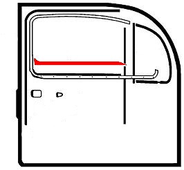 Deurraamrubber binnenzijde -7.64