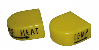 Heizungshebelknpf, gelb (Export)