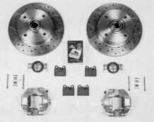 brake kit, perforated / louvered, 4-holes/100mm