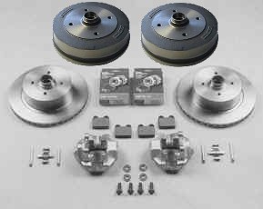 schijfremkit, binnen geventileerd, 4-gaats steek 100