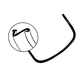 Motorcompartiment rubber 8.66- (Budget-friendly)