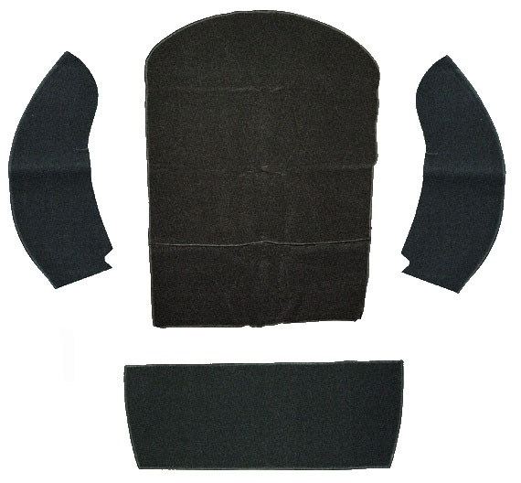 Boot liner Cabrio Black 8.72-