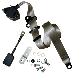 Gordels 3-punts Automatisch voor Beige