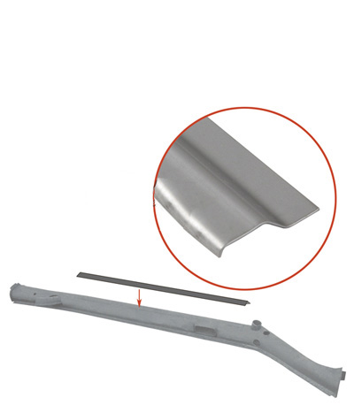 Klemlijst voor tapijt bij kokerbalk, 8.68-