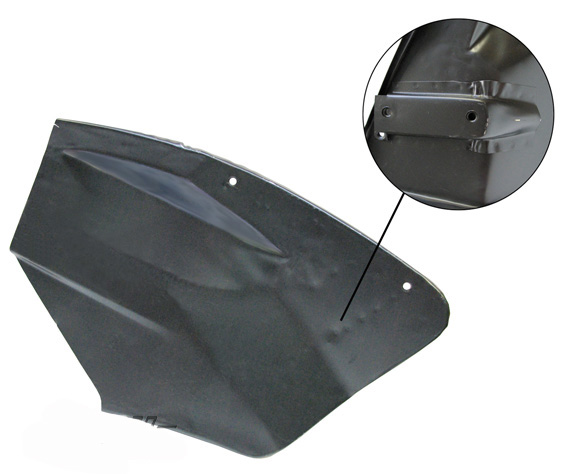 Bumpersteun beplating, klein, -7.67 (1200 -7.73) rechts