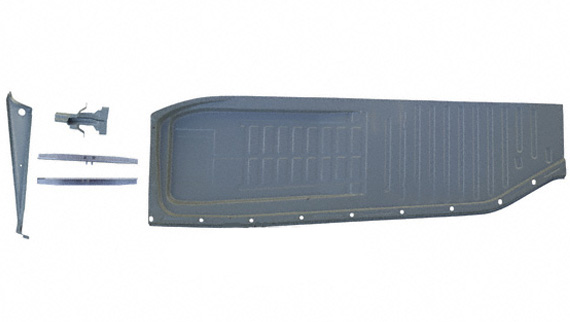 Floorpan complete right -7.55 (Top-quality)