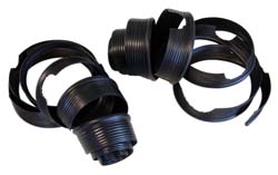 Spatbordbies zwart, paar