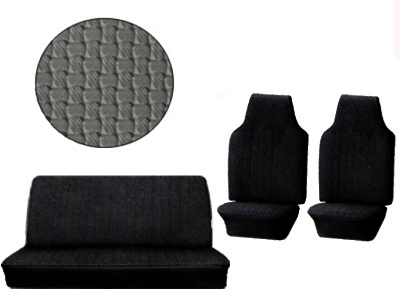 Seat upholstery gray set 8.67-7.69