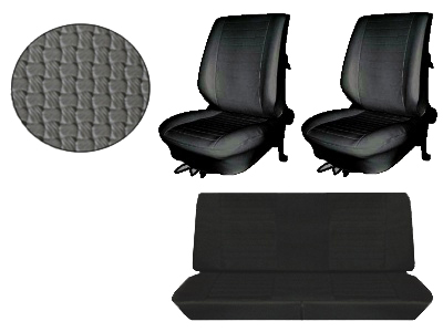 Stoelbekleding cabrio set grijs 8.72-7.75