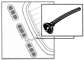 Beschermrubber achterruitverwarming 68-