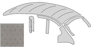 Hemel grijs geperforeerd compleet -.56 Ragtop