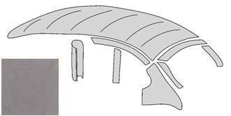 Headliner gray Mohair complete -.56 Ragtop