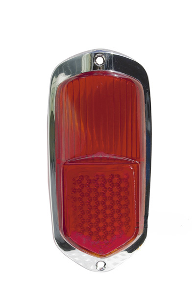 Tail light lense chrome 56-59 red