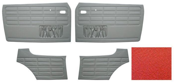 Deurpanelen 56-63 rood