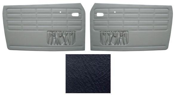 Deurpanelen Cabrio 56-63 zwart