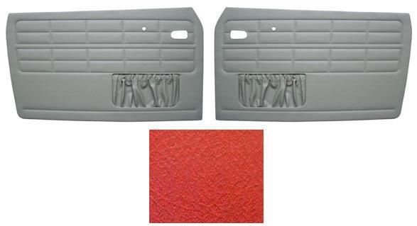 Deurpanelen Cabrio 56-63 rood