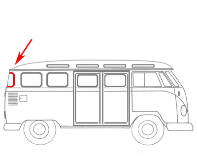 Hoekraamrubber, Bus T1 Samba