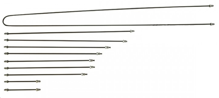 Bremsleitungssatz, Bus T2, 8.72-7.79, Bremsscheibe mit BKV