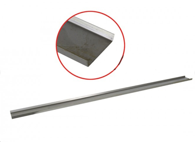 Reparatie deel, Regengoot, zijkant, 1200mm