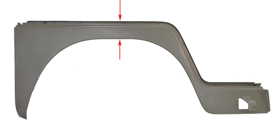 Kniestuk rechts -7.62 (Top-quality)