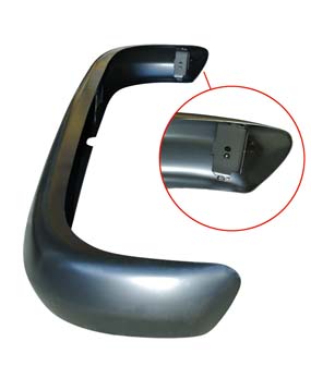 Bumper, achter, Bus T1, 9.58-7.67