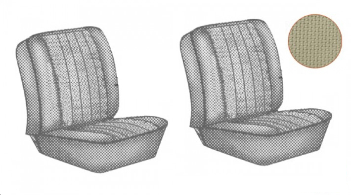 Sitzbezge, Vordersitze, 62-67, beige