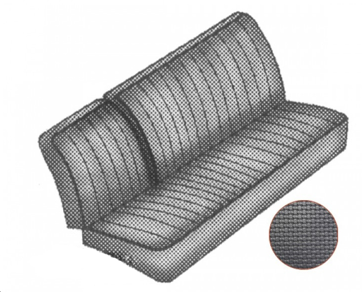 Centrale bank 1/3 bekleding, 8.63-7.67, zwart