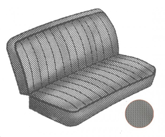 Centrale bank 3/4 bekleding, 50-73, grijs