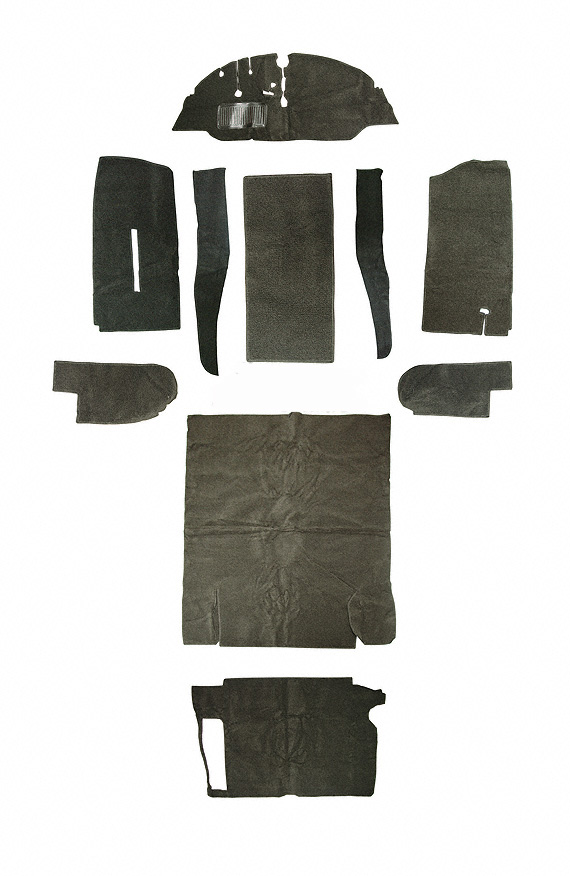 Teppichsatz, Bus T1, 8.64-7.67, schwarz