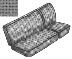 Voorbank bekleding T2 grijs 8.73-7.76
