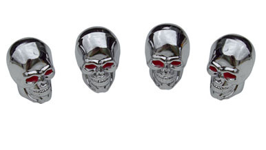 Ventiel dopjes "doodskop", paar