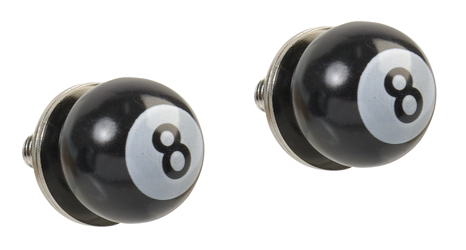 kentekenplaat bevestiging '8-ball' Paar