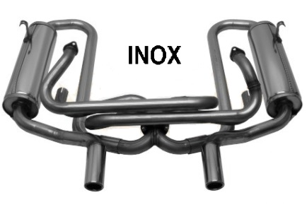 Sportuitlaat  "Super Competition", RVS