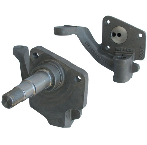 spindles, dropped, brake drum, -7.65, set, CB-performance