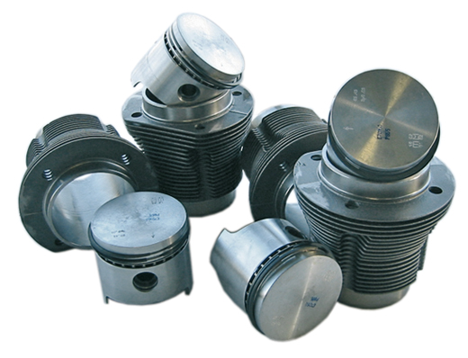 zuiger en cilinderset, Mahle, 85,5 x 69 mm, 1600ccm, Gegoten