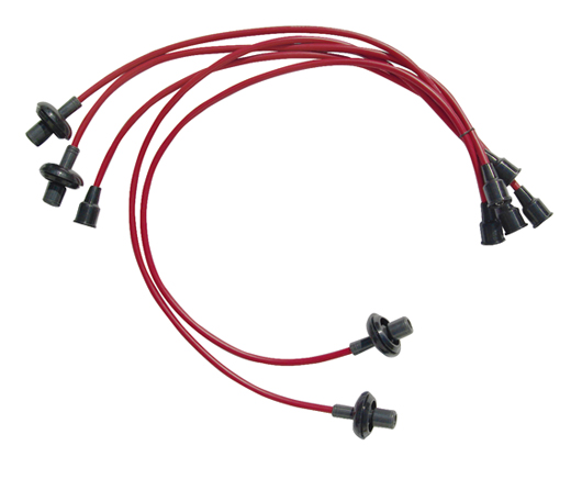 Siliconen Bougiekabelset Rood