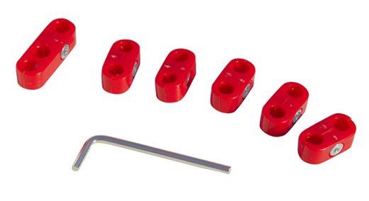 Bougiekabel klemmen rood