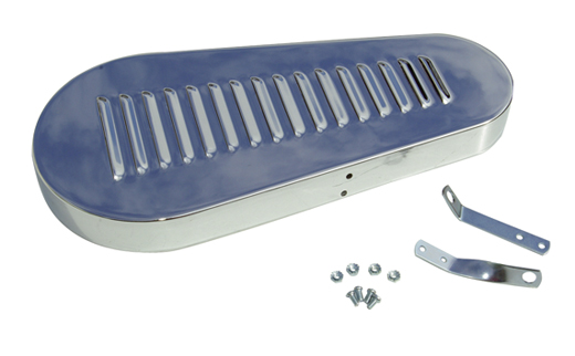 V-riem afdekking met luchtsleuven